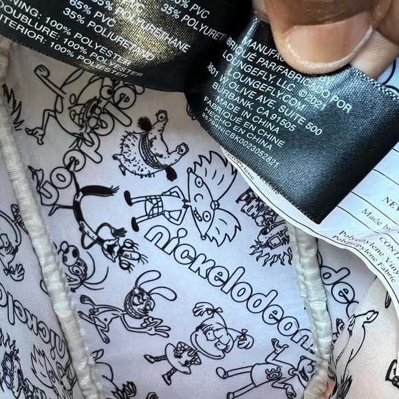 Retro Loungefly Nickelodeon Nick 90'S Rewind Gang Print allover Mini Backpack - Picture 10 of 14